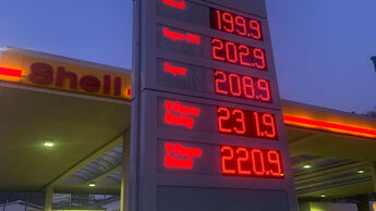 Spritpreis Shell Tankstelle