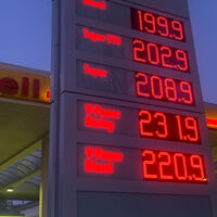 Spritpreis Shell Tankstelle