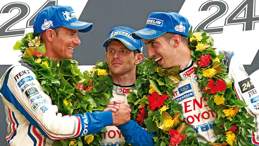 Stéphane Sarrazin, Anthony Davidson, Sébastien Buemi 