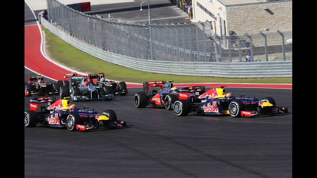 Start Formel 1 Austin GP USA 2012