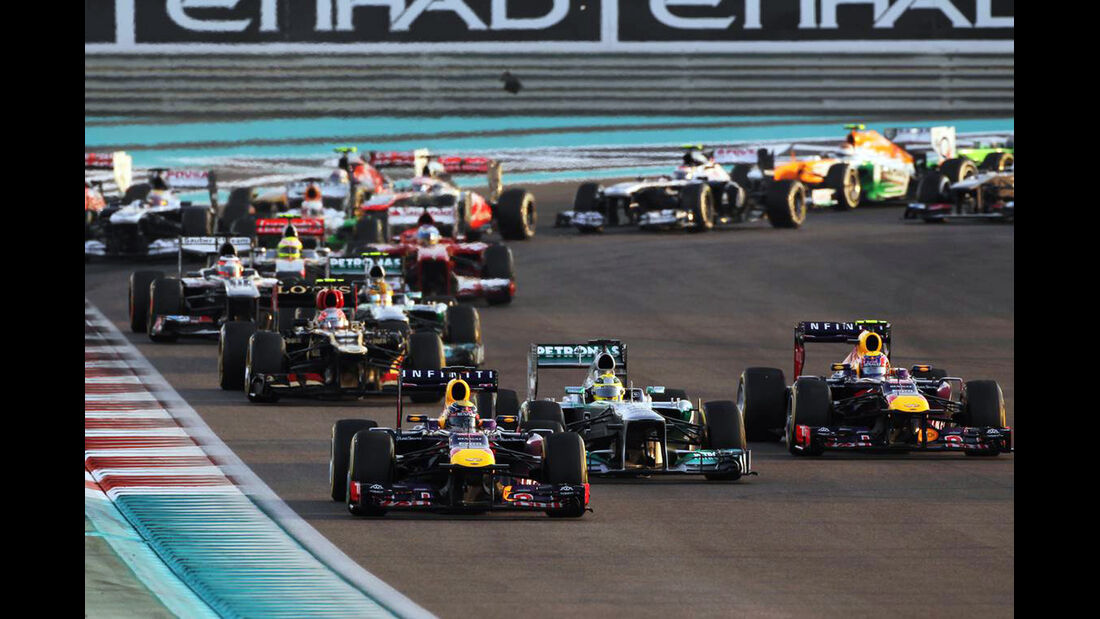 Start - Formel 1 - GP Abu Dhabi - 03. November 2013