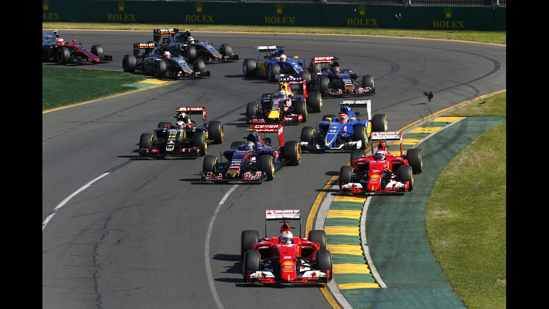 Start - Formel 1 - GP Australien 2015