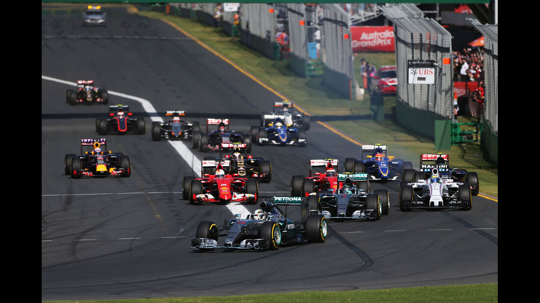 Start - Formel 1 - GP Australien 2015