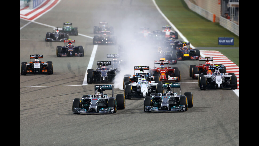 Start - Formel 1 - GP Bahrain 2014
