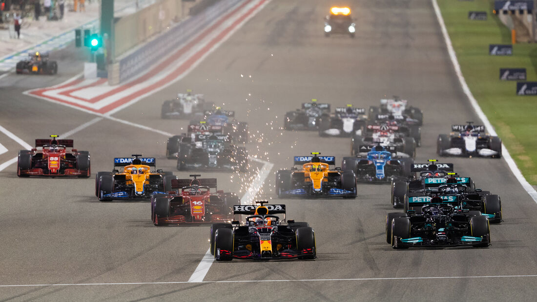 Start - Formel 1 - GP Bahrain 2021 - Rennen 
