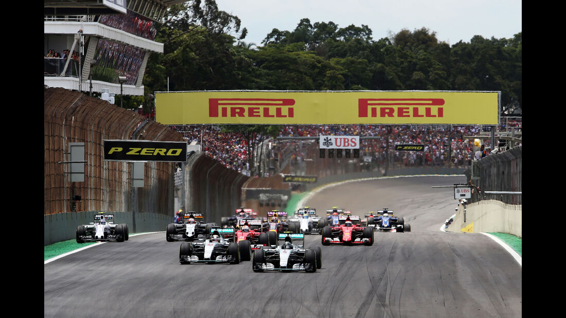 Start - Formel 1 - GP Brasilien- 15. November 2015
