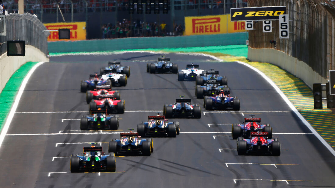 Start - Formel 1 - GP Brasilien 2014