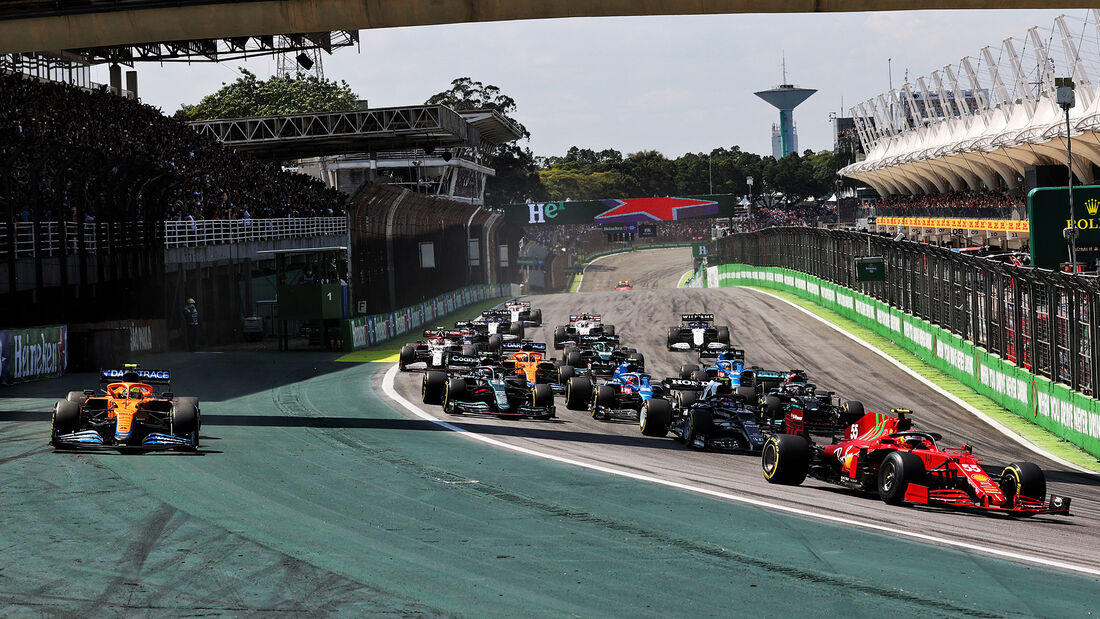 Start - Formel 1 - GP Brasilien 2021