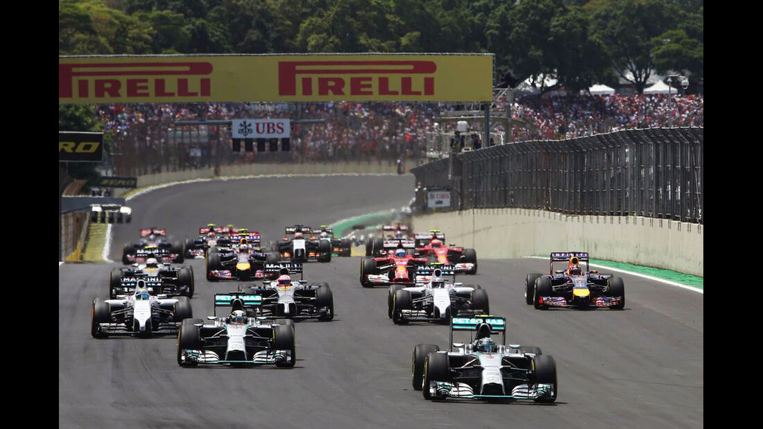 Start - Formel 1 - GP Brasilien - 9. November 2014