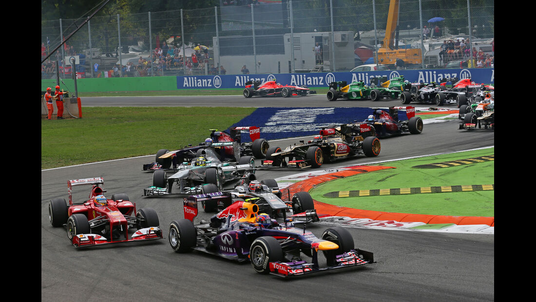 Start - Formel 1 - GP Italien 2013
