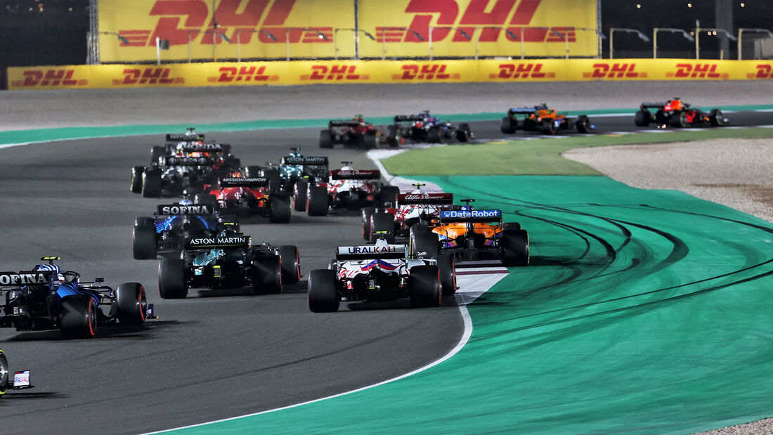 Start - Formel 1 - GP Katar 2021