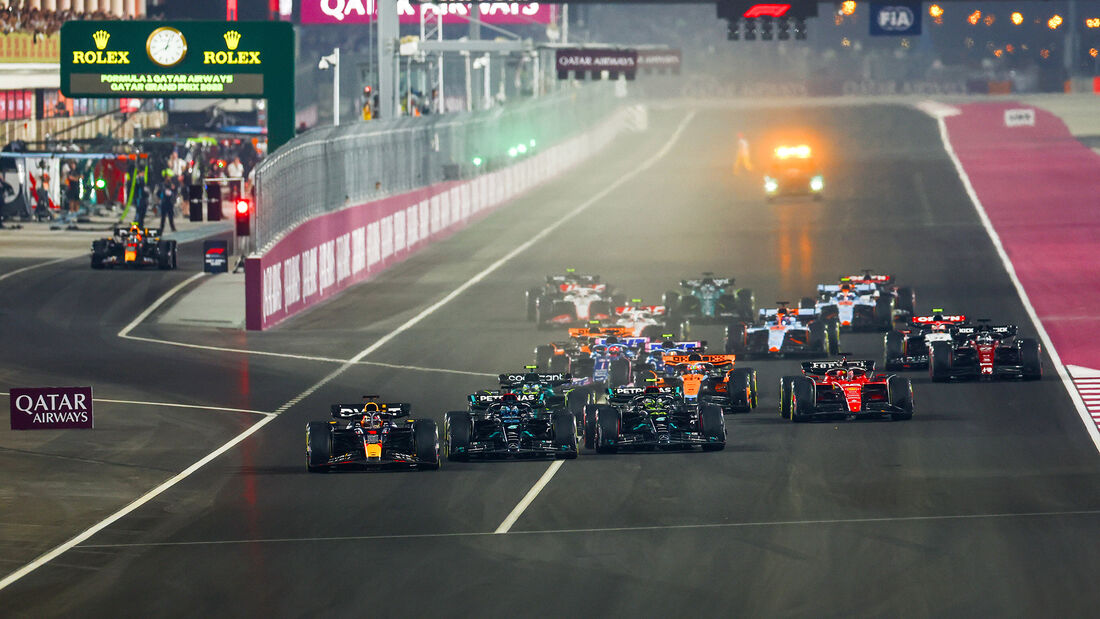 Start - Formel 1 - GP Katar 2023