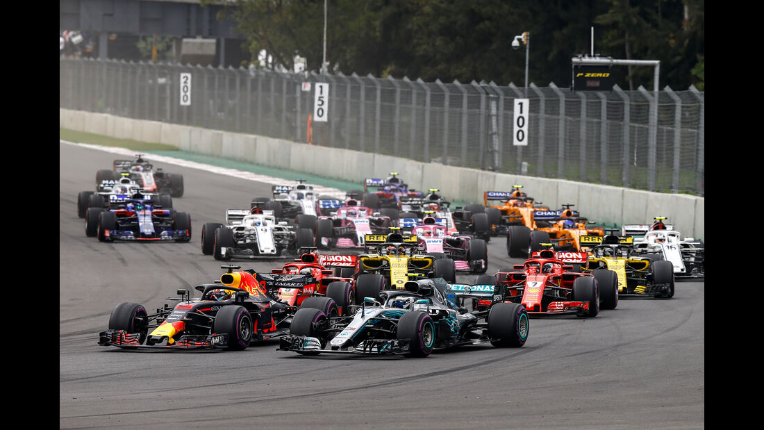 Start - Formel 1 - GP Mexiko 2018
