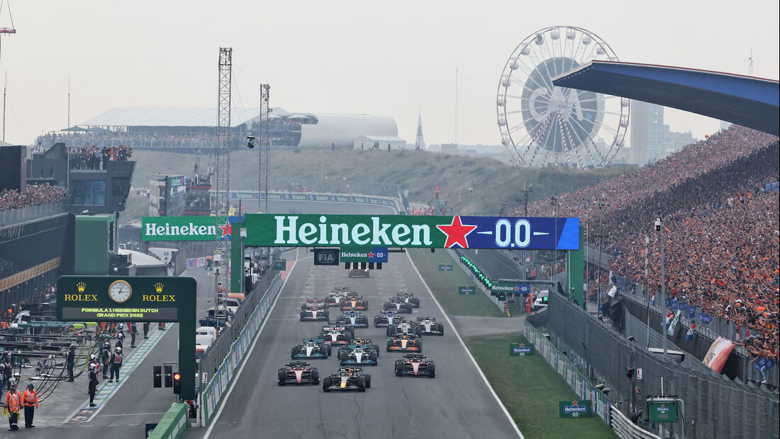 Start - Formel 1 - GP Niederlande - 4. September 2022