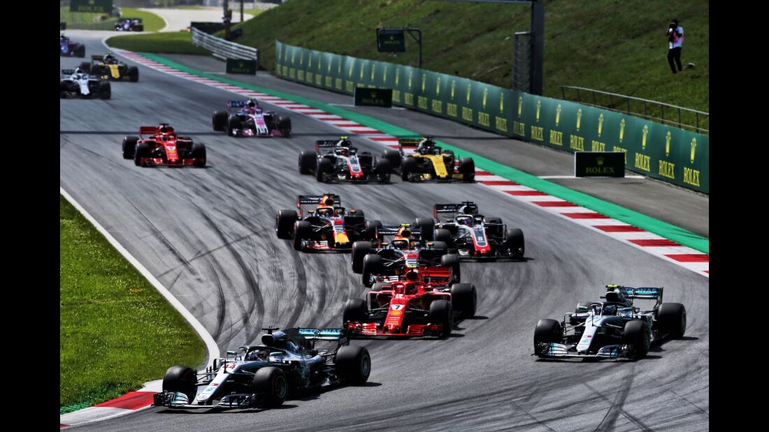 Start - Formel 1 - GP Österreich - 1. Juli 2018