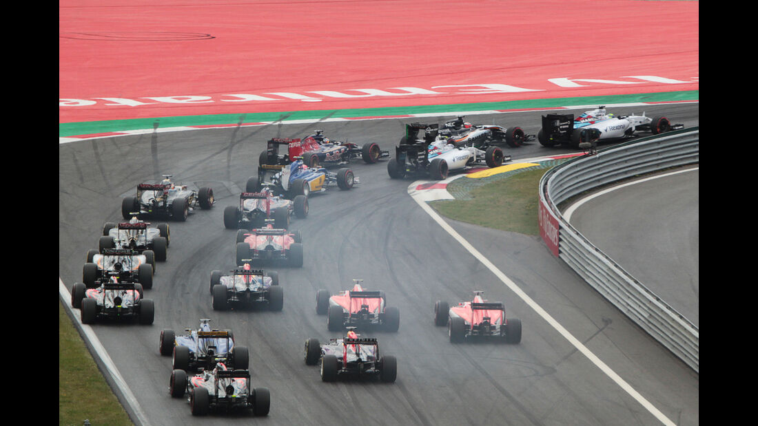 Start - Formel 1 - GP Österreich 2015