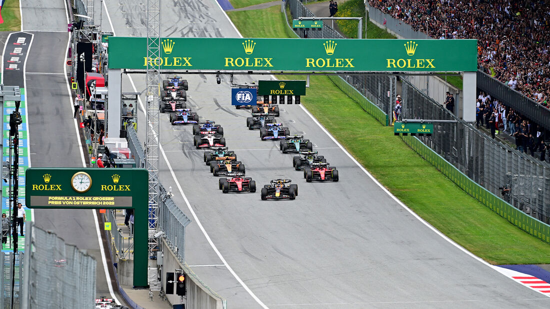 Start - Formel 1 - GP Österreich 2023 - Spielberg - Rennen