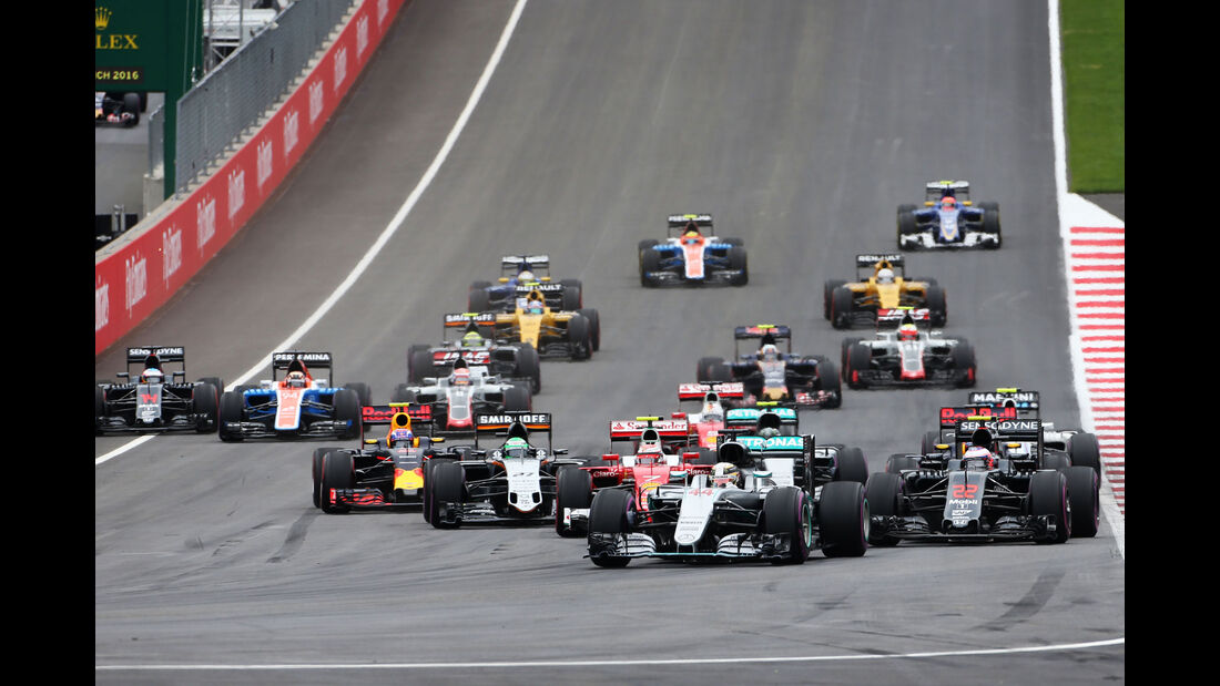 Start - Formel 1 - GP Österreich - 3. Juli 2016