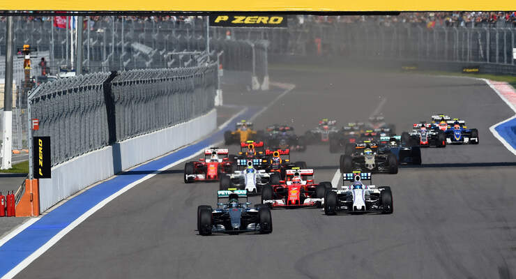 Start - Formel 1 - GP Russland - 1. Mai 2016