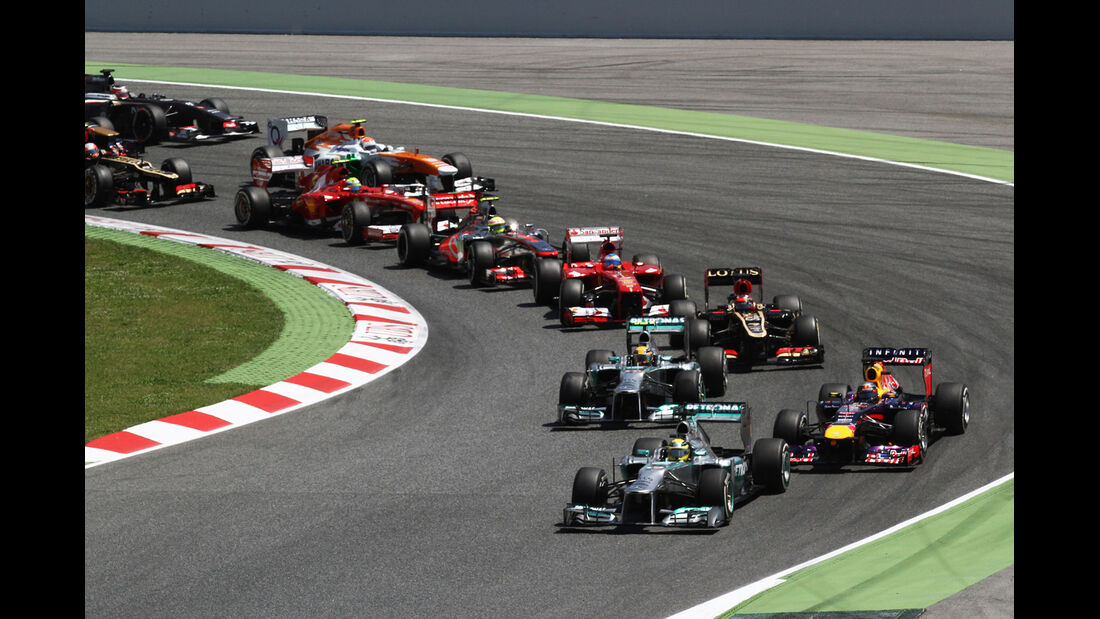 Start - Formel 1 - GP Spanien 2013