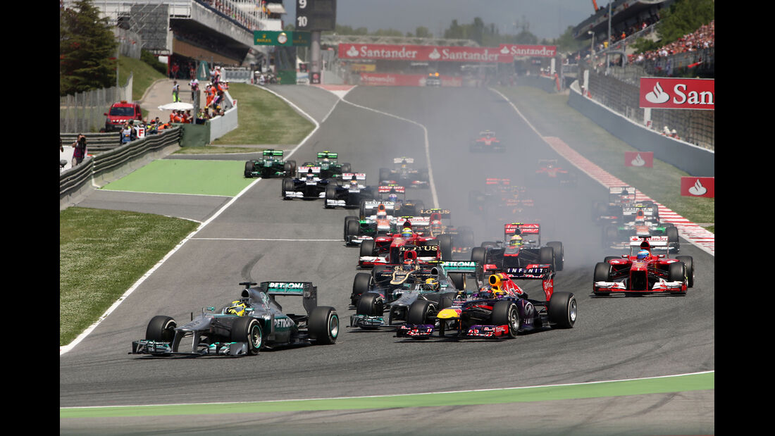 Start - Formel 1 - GP Spanien 2013