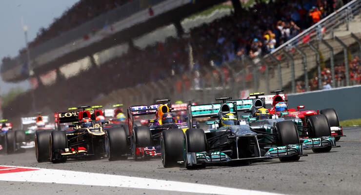 Start - Formel 1 - GP Spanien 2013