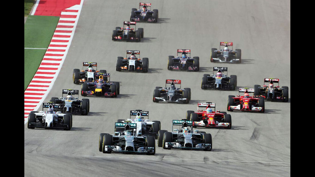 Start - Formel 1 - GP USA - 2. November 2014