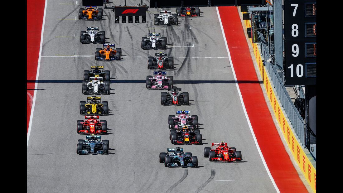 Start - Formel 1 - GP USA - Austin - 2018