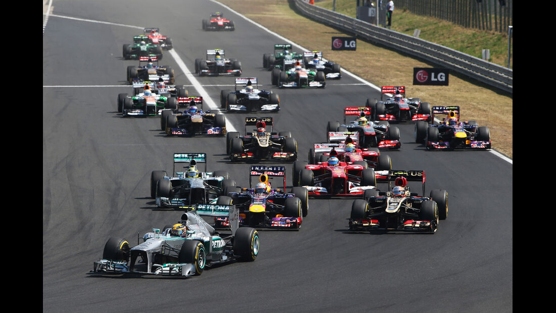 Start - Formel 1 - GP Ungarn 2013
