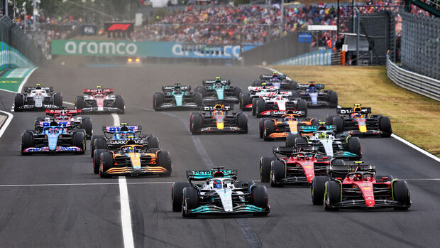 Start - Formel 1 - GP Ungarn 2022