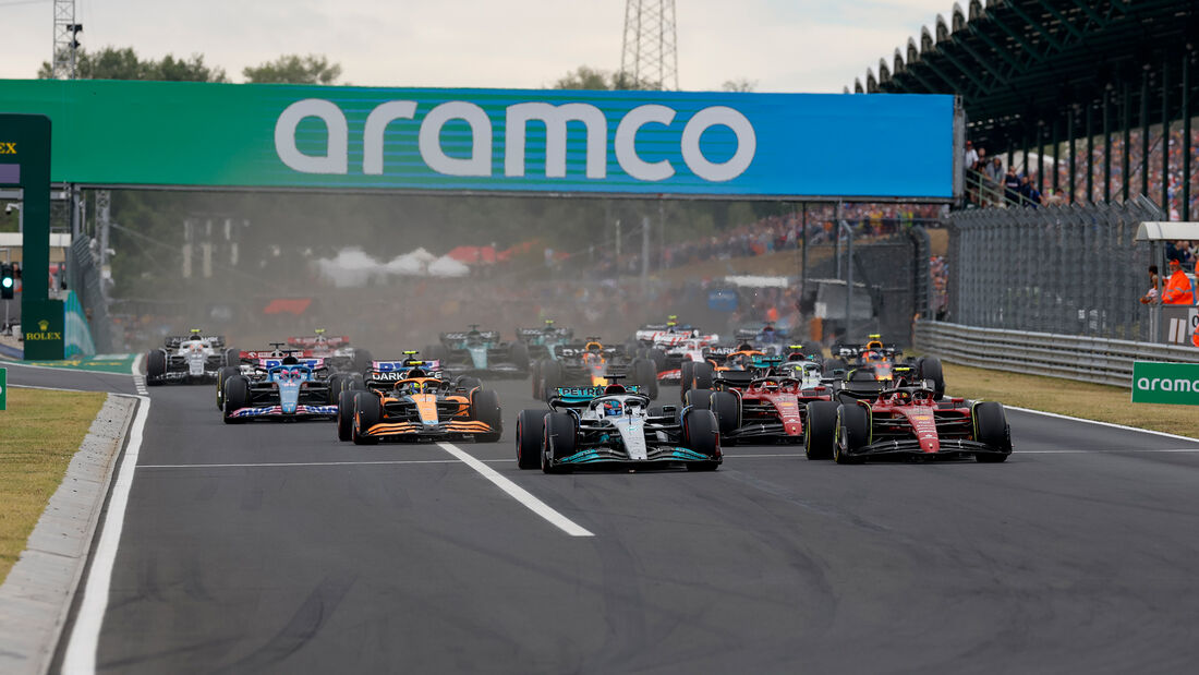 Start - Formel 1 - GP Ungarn 2022 - Budapest - Rennen
