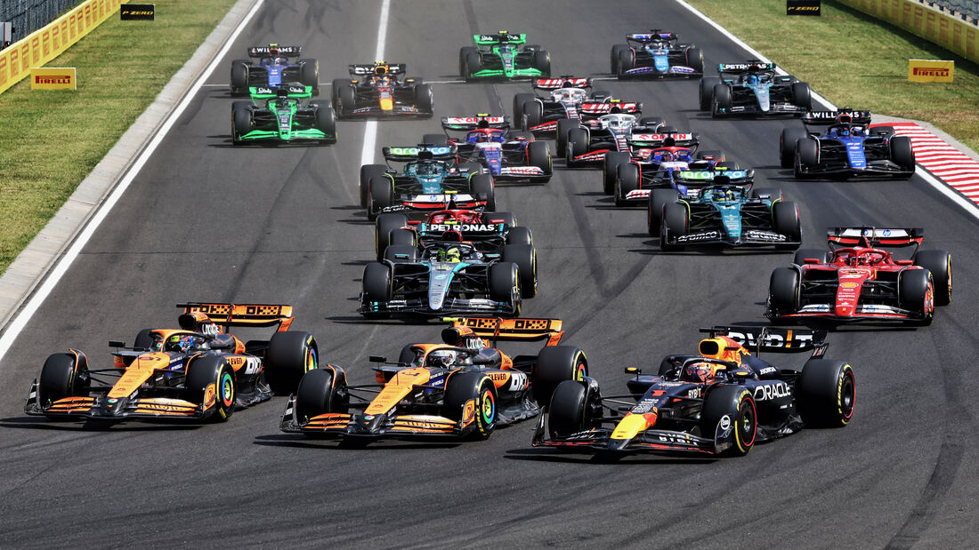 Start - Formel 1 - GP Ungarn - 21. Juli 2024