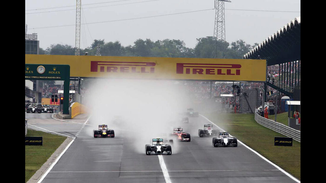 Start - Formel 1 - GP Ungarn - 27. Juli 2014