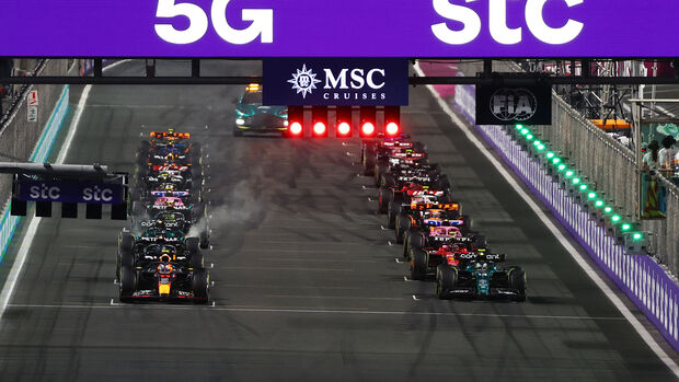 Start - Formel 1 - Jeddah - GP Saudi-Arabien 2023