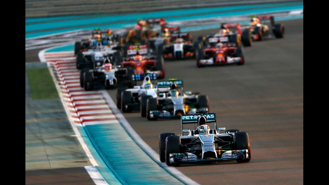 Start - GP Abu Dhabi 2014