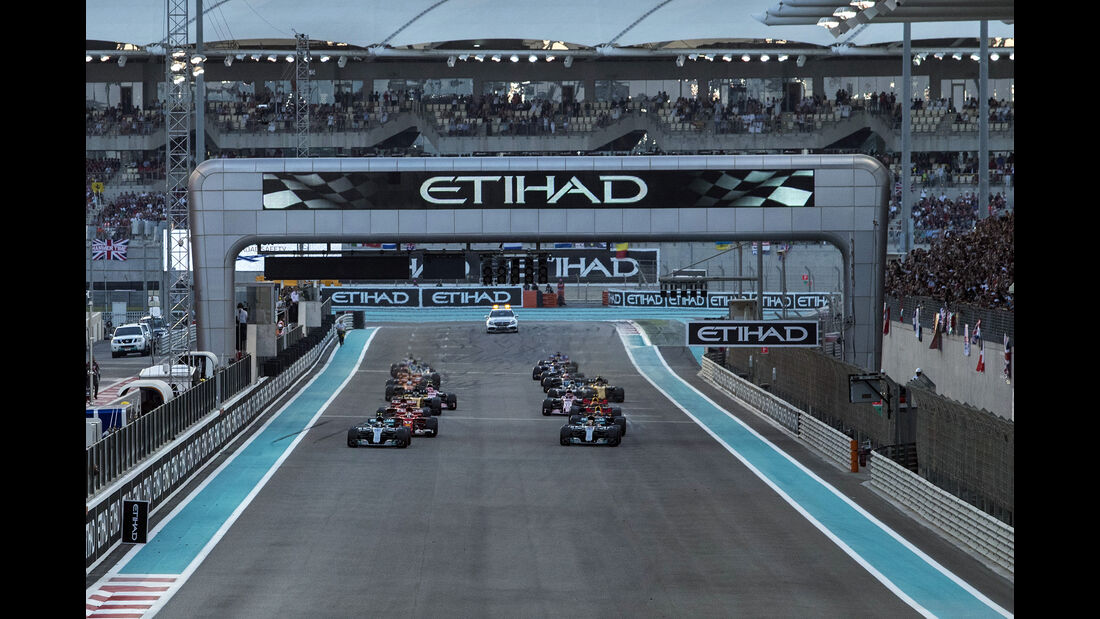 Start - GP Abu Dhabi 2017