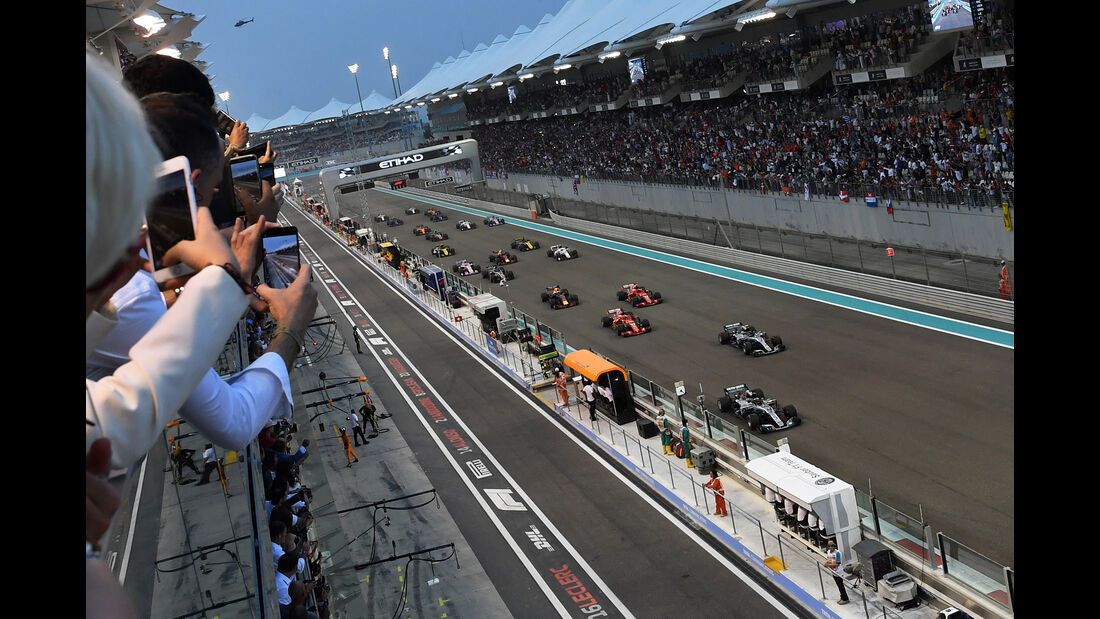 Start - GP Abu Dhabi 2018