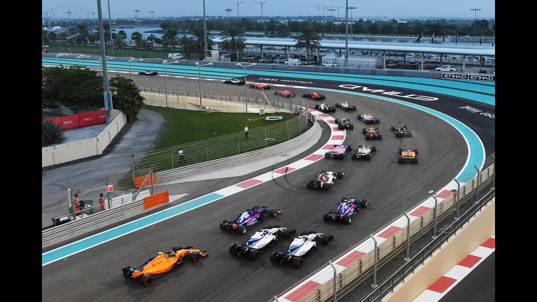 Start - GP Abu Dhabi 2018