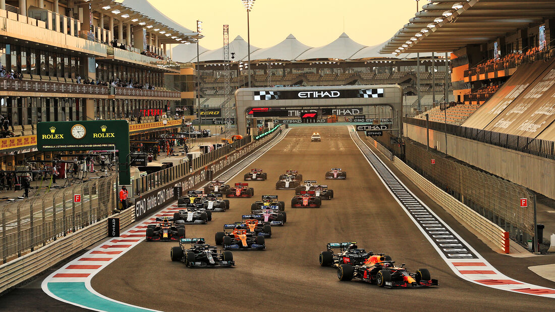 Start - GP Abu Dhabi 2020 - Rennen