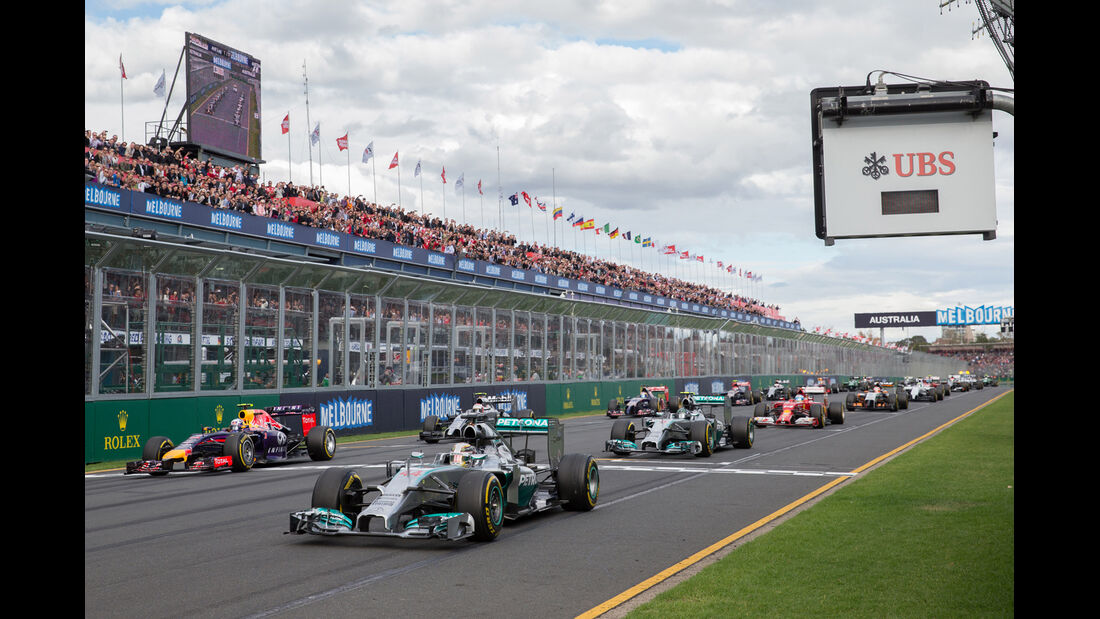 Start - GP Australien 2014