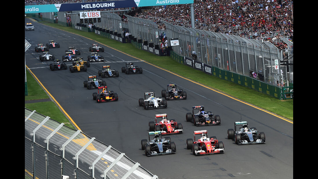 Start - GP Australien 2016