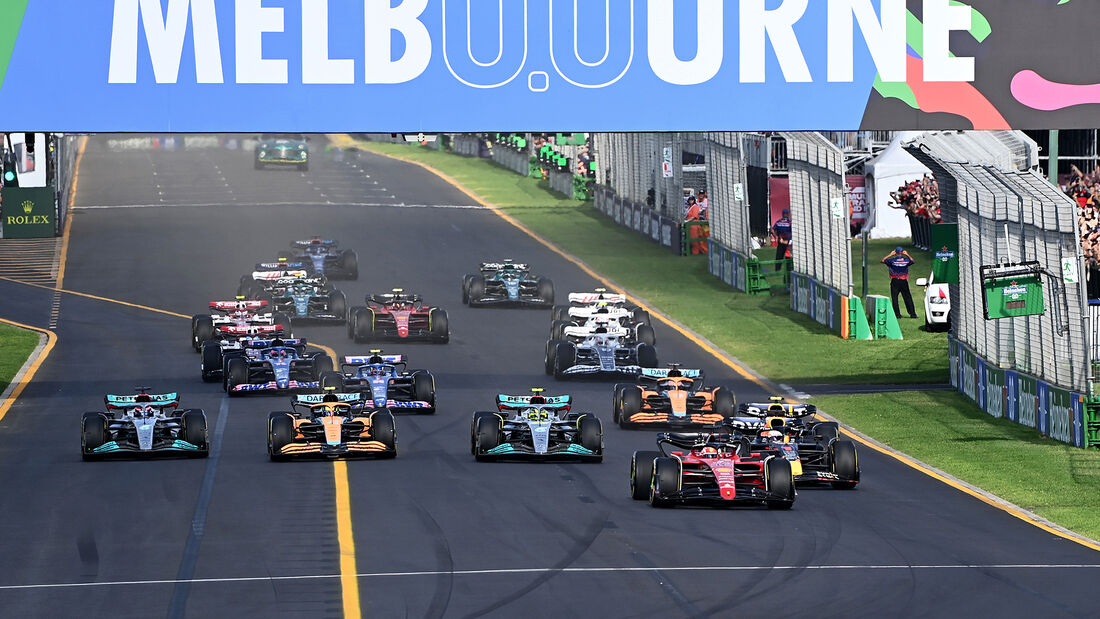 Start - GP Australien 2022