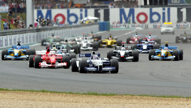 Start - GP Frankreich 2002 - Magny-Cours