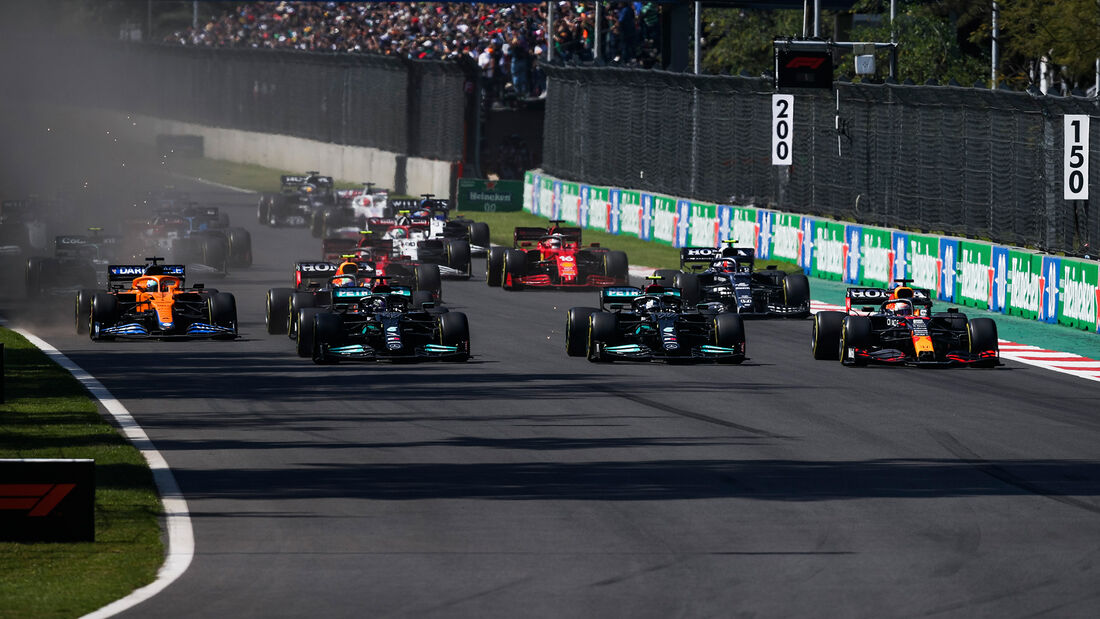Start - GP Mexiko 2021 - Formel 1