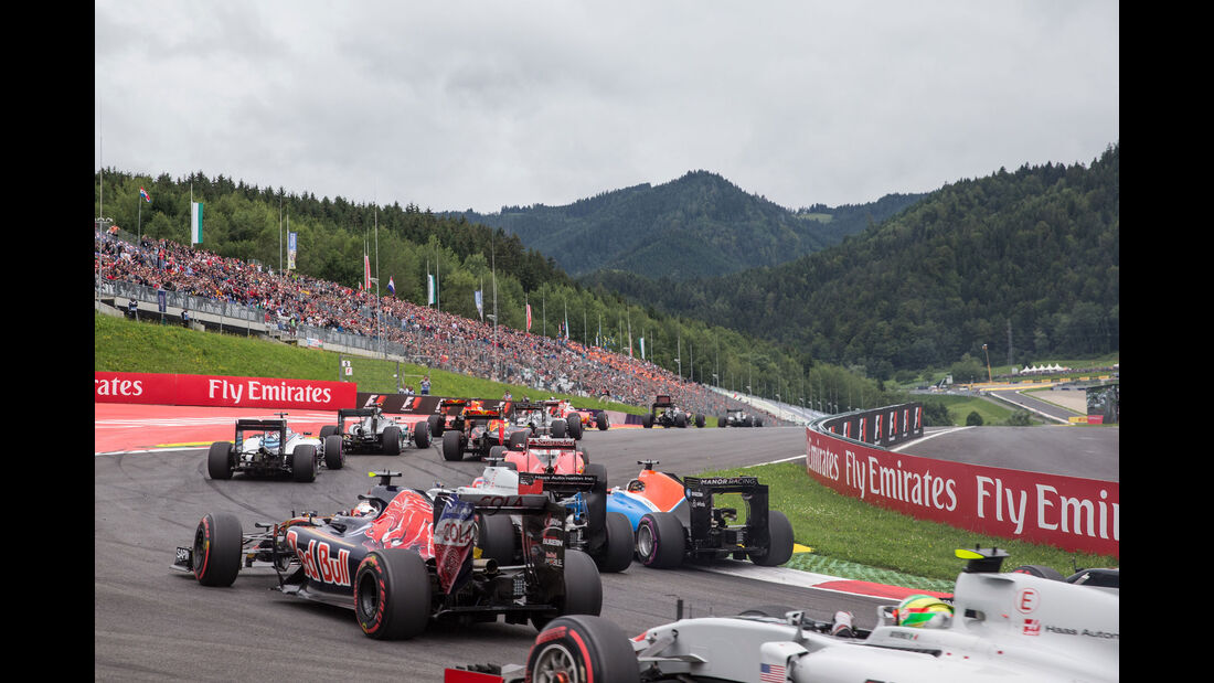 Start - GP Österreich 2016