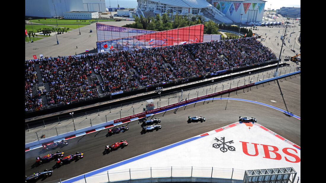 Start - GP Russland 2014