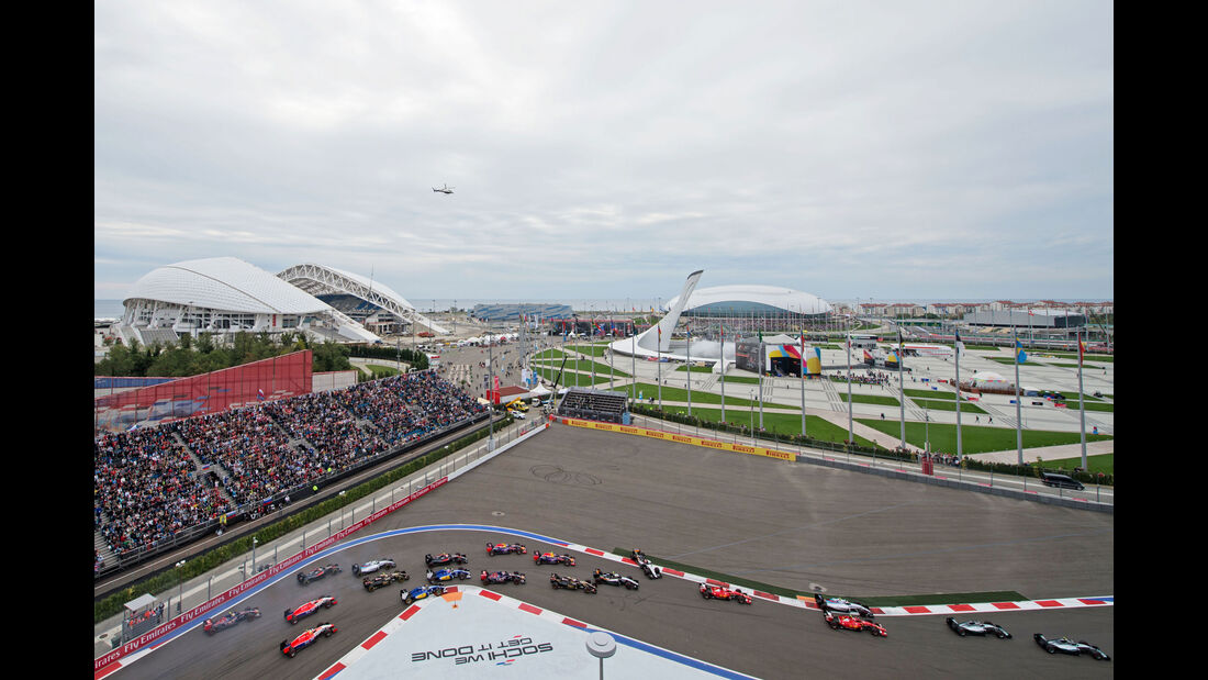 Start - GP Russland 2015 - Sochi - Rennen