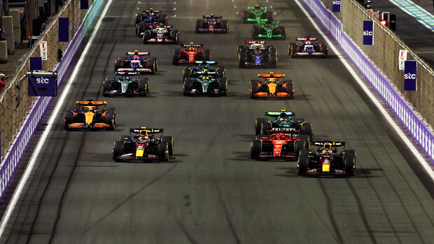 Start - GP Saudi-Arabien - Jeddah - Formel 1 - 9. März 2024