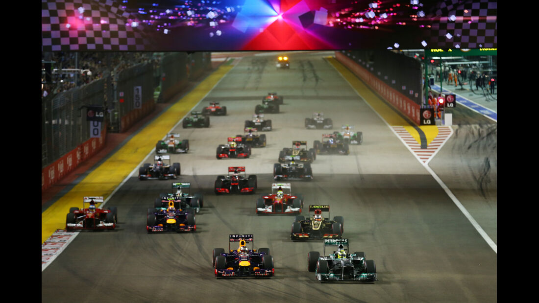 Start - GP Singapur 2013