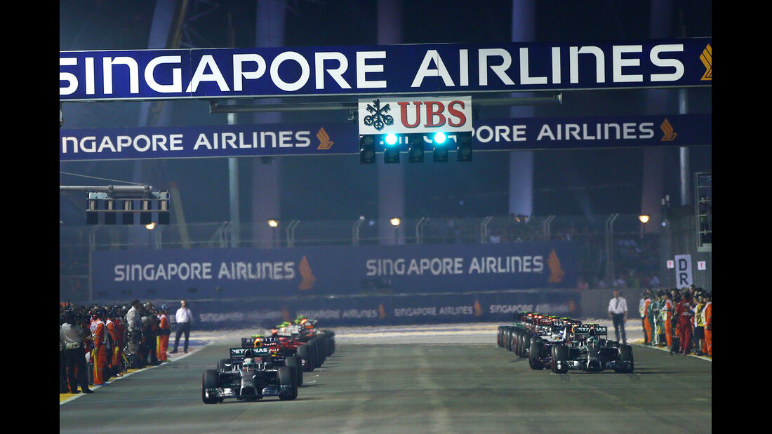 Start - GP Singapur 2014